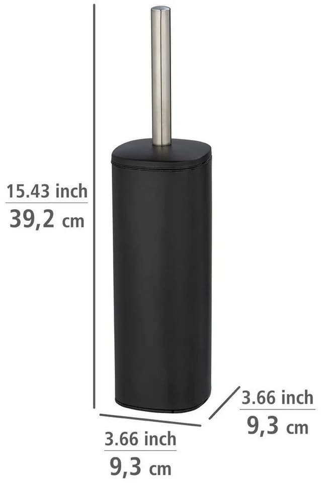 WENKO WC-Garnitur Alassio Schwarz mit geschlossener Form - Bild 5