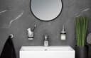 WENKO Doppelhaken UV-Loc® Udine Edelstahl Schwarz/Silber Bild 5