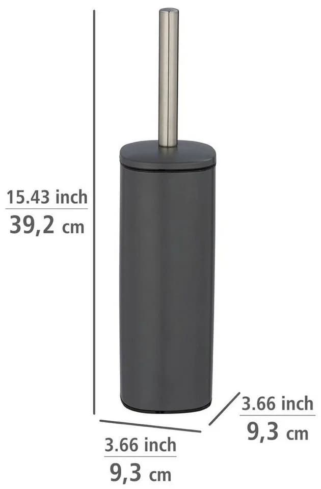 WENKO WC-Garnitur Alassio Grau Geschlossen Stahl - Bild 4