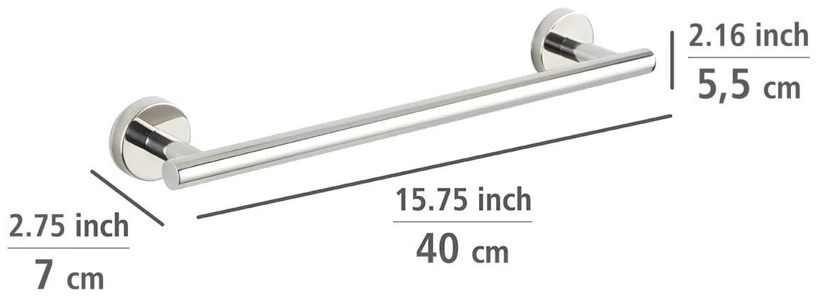 WENKO Handtuchhalter Bosio Edelstahl Silber - Bild 5