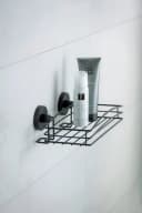 WENKO Duschablage Vacuum-Loc Schwarz Industrial Style Bild 2
