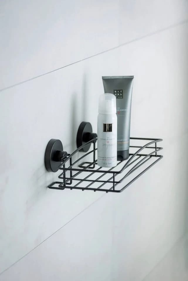 WENKO Duschablage Vacuum-Loc Schwarz Industrial Style - Bild 2