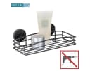 WENKO Duschablage Vacuum-Loc Schwarz Industrial Style Bild 5