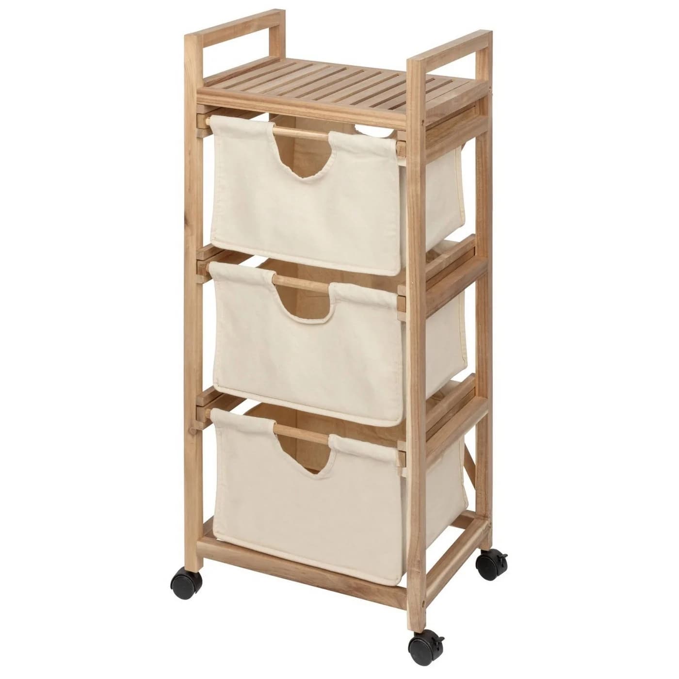 Regalwagen WENKO Acina Beige 3 Schubladen - Bild 2