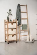 Regalwagen WENKO Acina Beige 3 Schubladen Bild 4