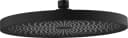 WENKO Kopfbrause Softwater Schwarz 26 cm Bild 1