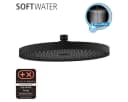 WENKO Kopfbrause Softwater Schwarz 26 cm Bild 2