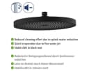 WENKO Kopfbrause Softwater Schwarz 26 cm Bild 3