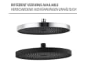 WENKO Kopfbrause Softwater Schwarz 26 cm Bild 4