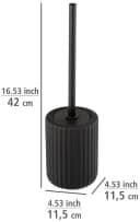 WENKO WC-Garnitur Belluno Mattschwarz Keramik Bild 1
