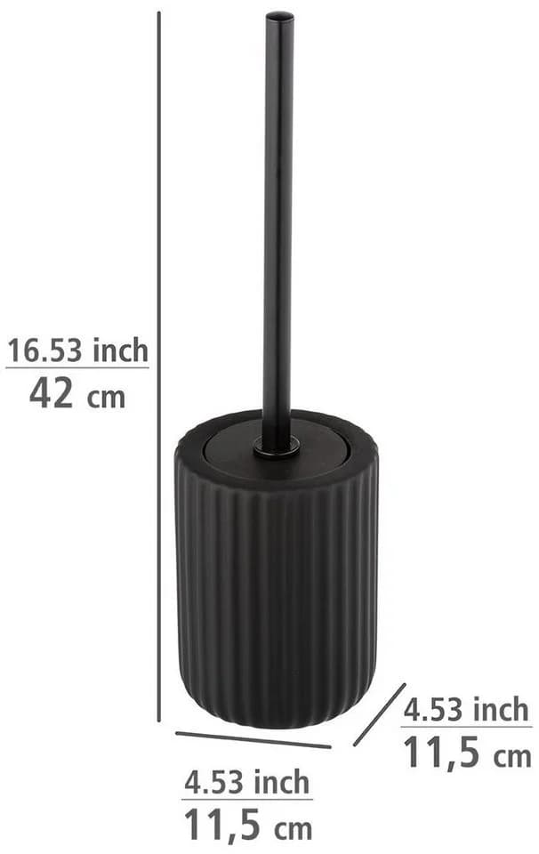 WENKO WC-Garnitur Belluno Mattschwarz Keramik
