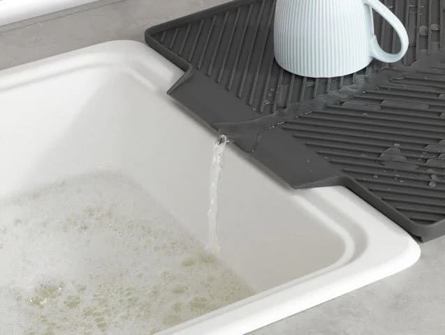 Abtropfmatte WENKO Nelia Maxi Grau Kunststoff - Bild 5