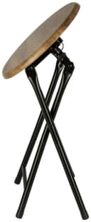 WENKO Sitzhocker Forio Industrial Braun Schwarz Zusammenklappbar Bild 1