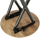 WENKO Sitzhocker Forio Industrial Braun Schwarz Zusammenklappbar Bild 4