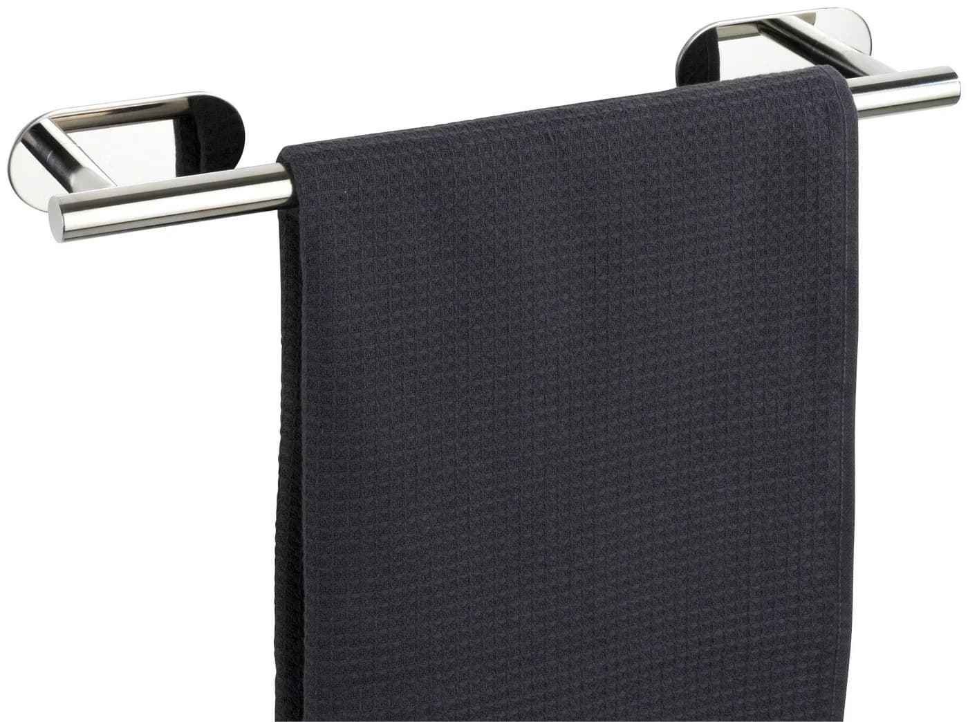 WENKO Handtuchhalter Orea Shine Silber Rostfrei