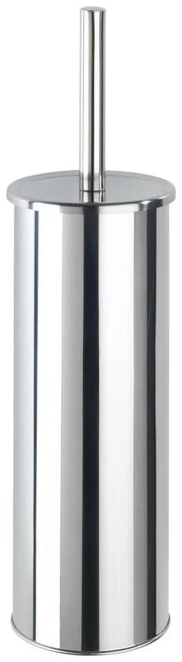 WC-Garnitur WENKO Basic Schwarz Edelstahl Kunststoff