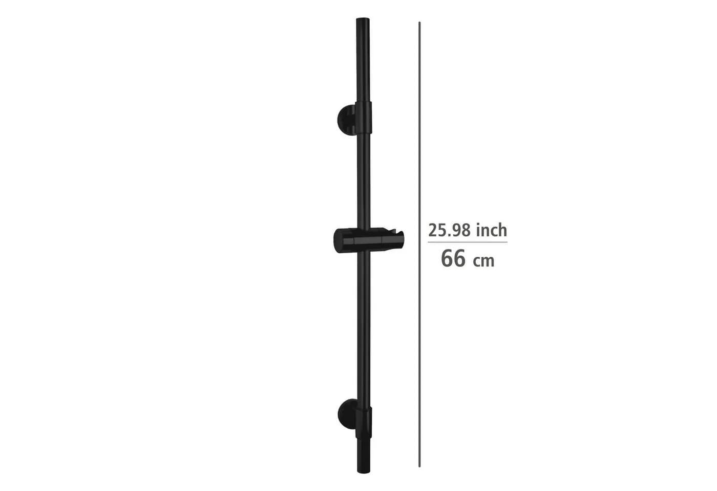 WENKO Duschstange Basic Schwarz Matt - Bild 3