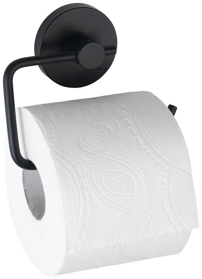WENKO Toilettenpapierhalter Milazzo Schwarz - Befestigung ohne Bohren - Bild 2