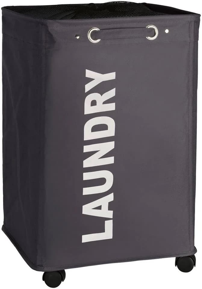 WENKO Wäschesortierer Quadro 79l Dunkelgrau - Bild 2