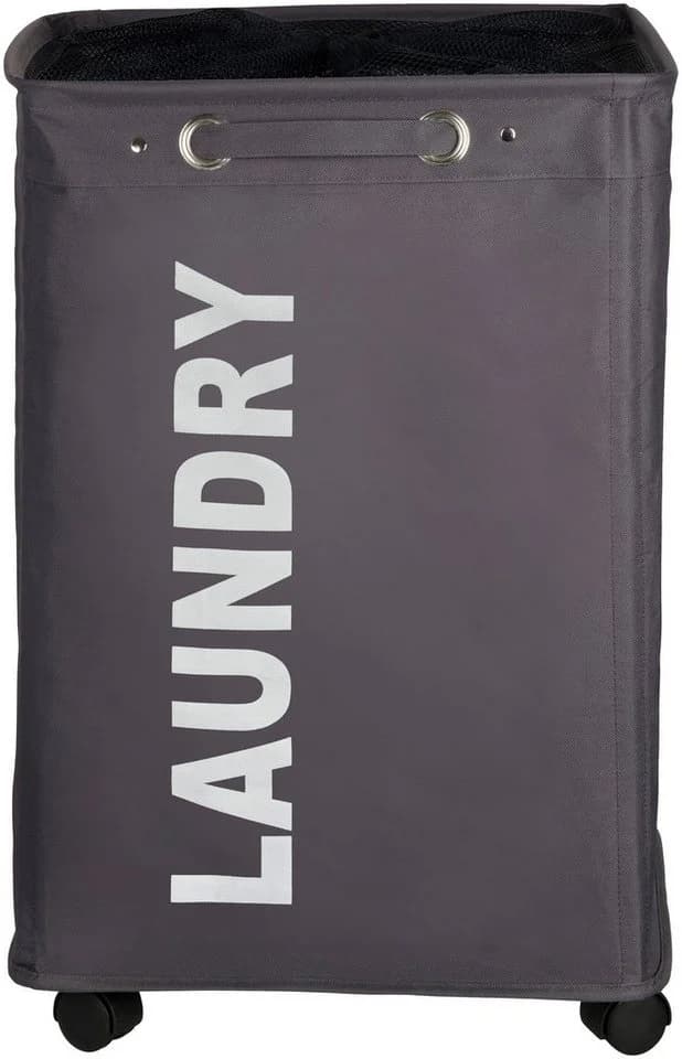 WENKO Wäschesortierer Quadro 79l Dunkelgrau - Bild 3