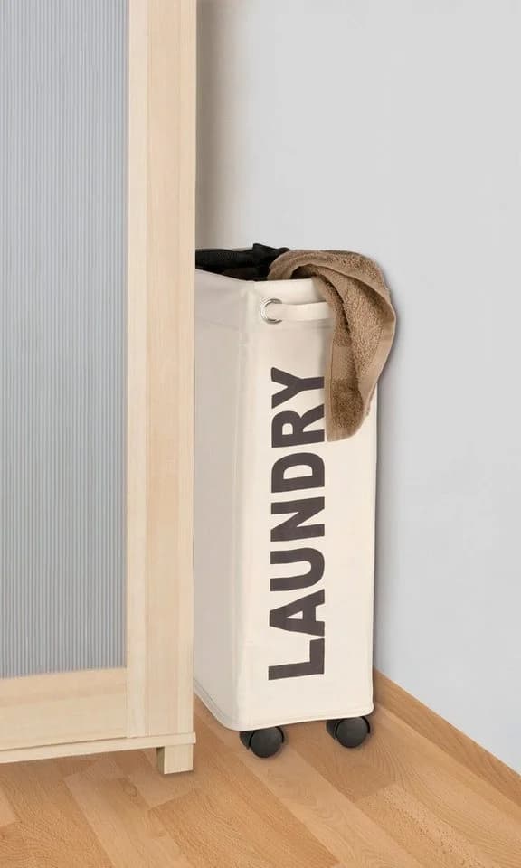 WENKO Wäschesortierer Corno Beige Polyester Polypropylen