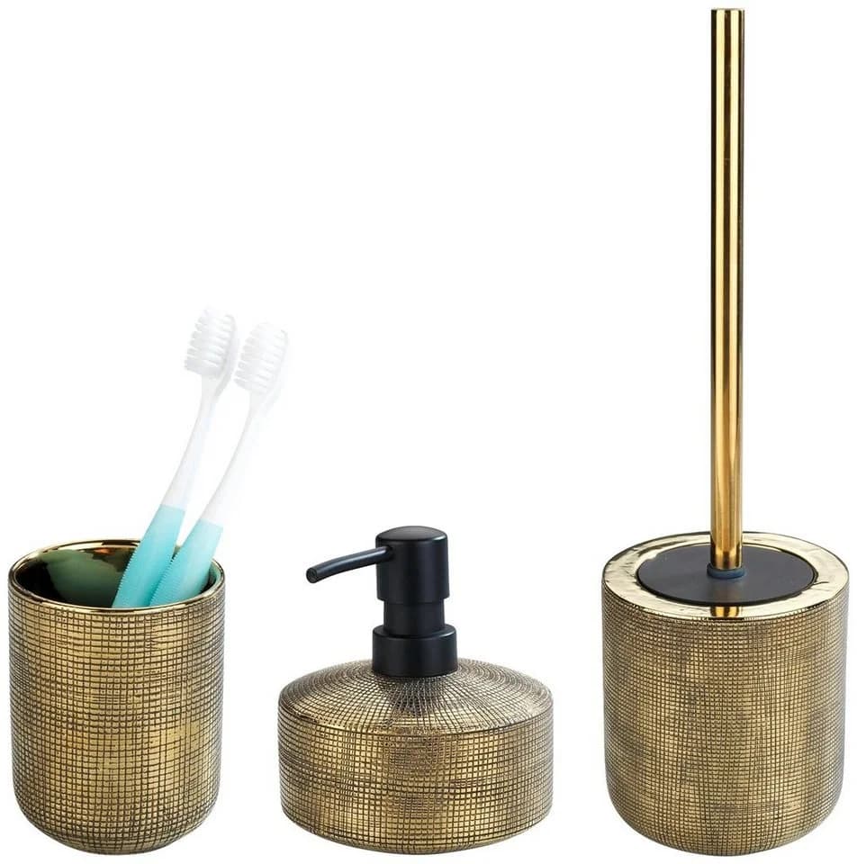 WENKO Badaccessoire-Set Rivara Gold Keramik - Bild 3