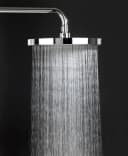 WENKO Softwater Kopfbrause Chrom/Schwarz 26cm Bild 1