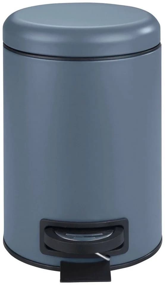 WENKO Kosmetikeimer Leman Blau/Schwarz Stahl 3 Liter