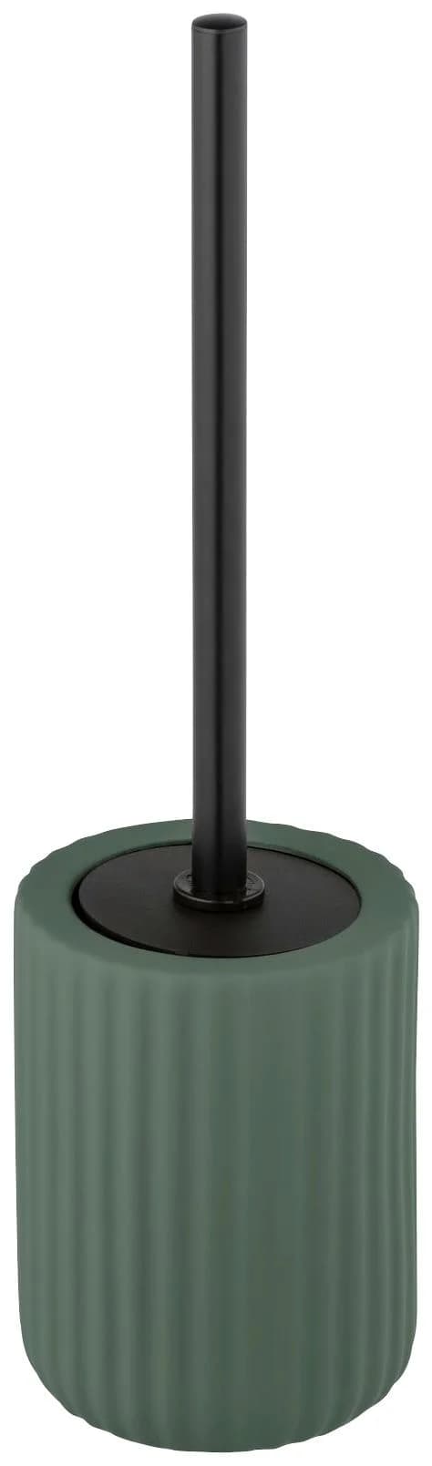 WENKO WC-Garnitur Belluno Grün-Schwarz Edelstahl Keramik - Bild 3
