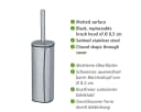 WENKO WC-Garnitur Alassio Silber Satinierter Edelstahl Bild 3