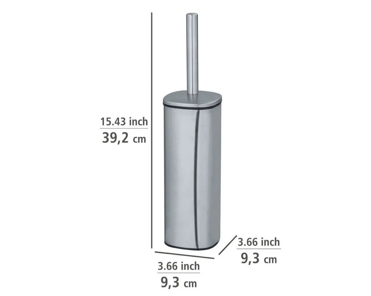 WENKO WC-Garnitur Alassio Silber Satinierter Edelstahl - Bild 5