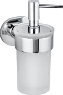 Eleganter Seifenspender aus Glas und Zinkdruckguss Bild 2
