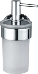 Eleganter Seifenspender aus Glas und Zinkdruckguss Bild 4