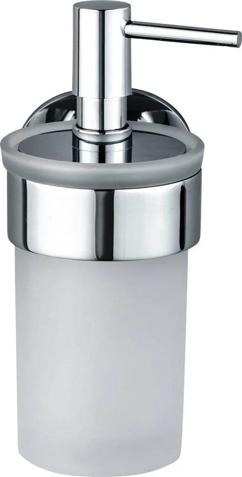 Eleganter Seifenspender aus Glas und Zinkdruckguss - Bild 4