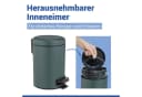 WENKO Kosmetikeimer Leman Grün 3 Liter Bild 3