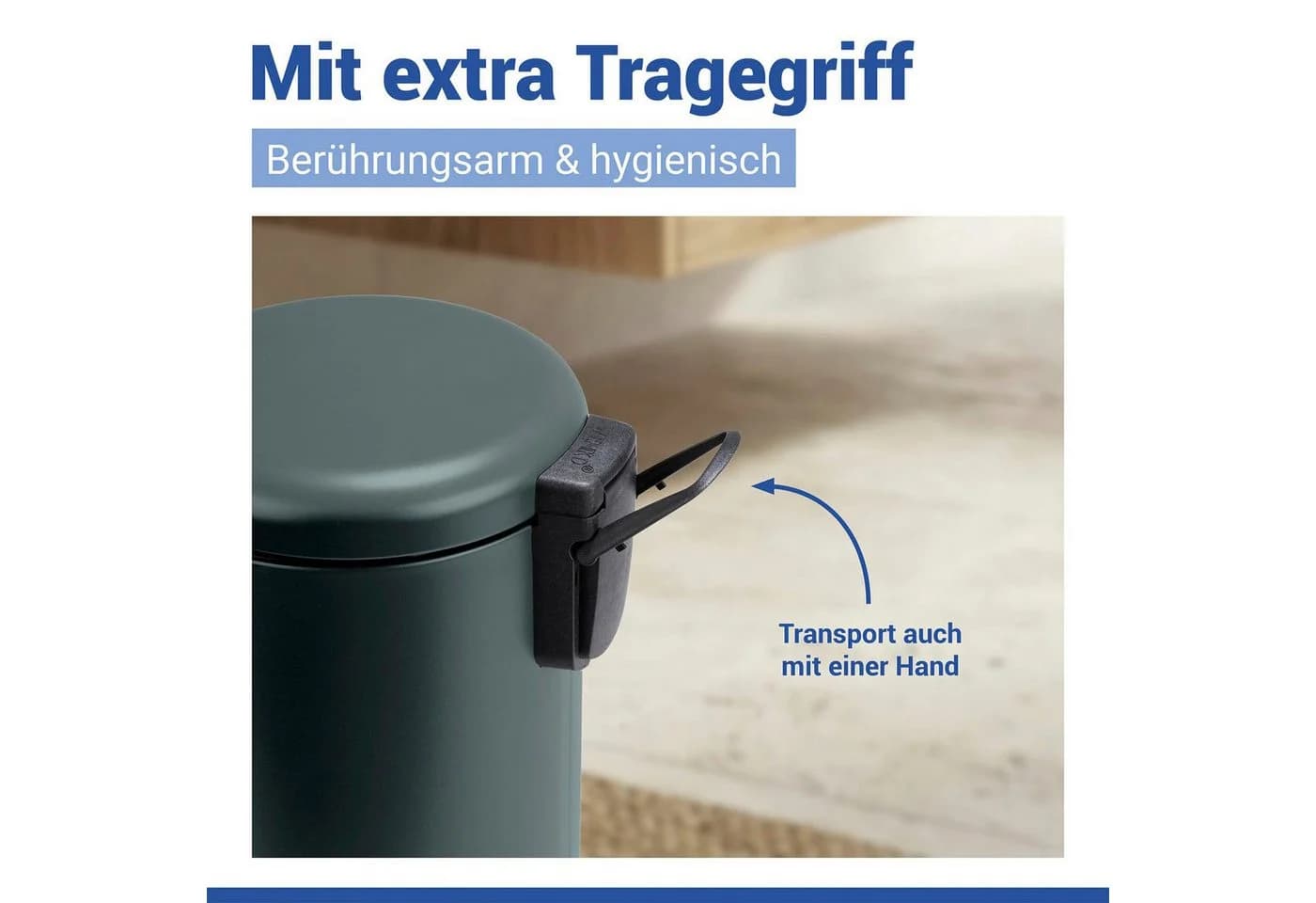WENKO Kosmetikeimer Leman Grün 3 Liter - Bild 4
