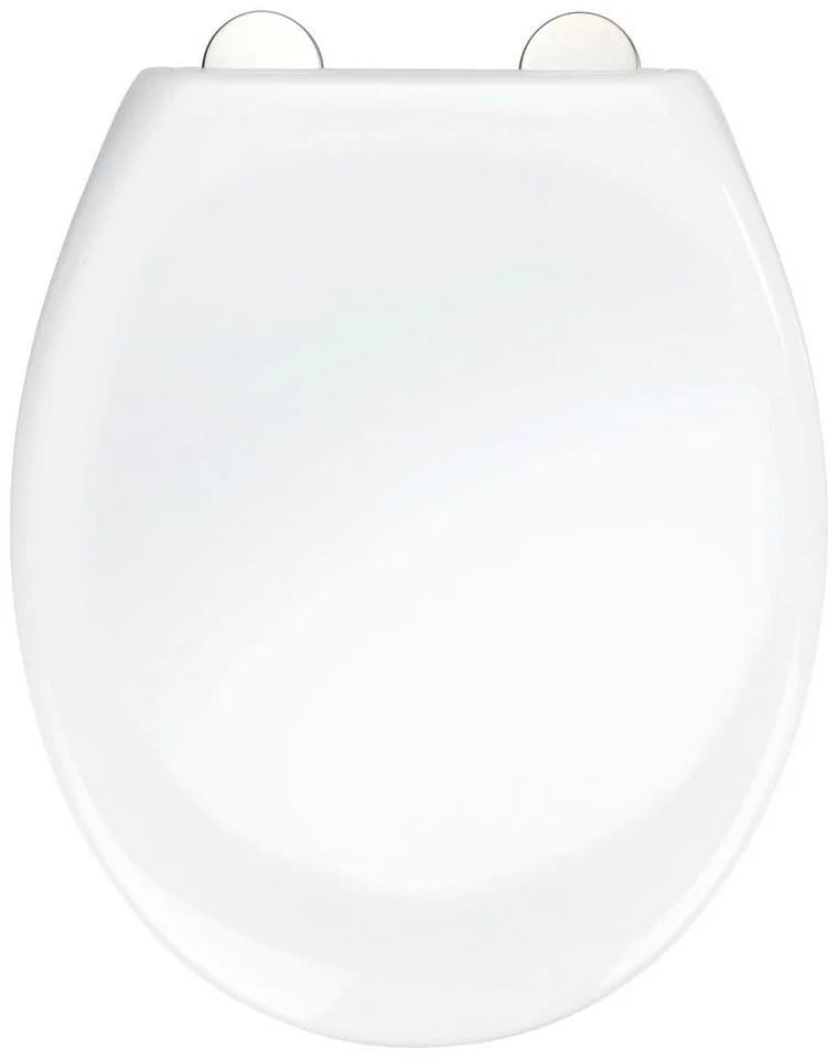 WENKO Ios WC-Sitz Weiß Edelstahl Thermoplast - Bild 2