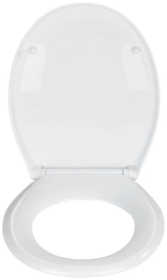 WENKO Ios WC-Sitz Weiß Edelstahl Thermoplast - Bild 3