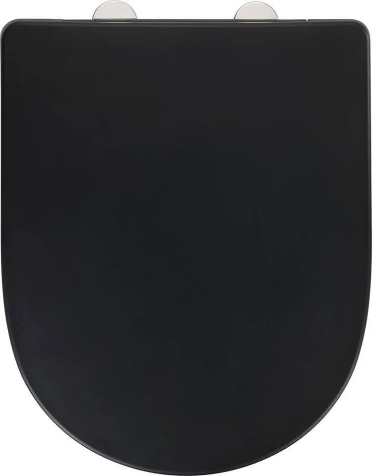 WENKO WC-Sitz Exclusive Nr. 3 Schwarz Antibakterielles Duroplast Easy-Close - Bild 2