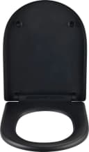 WENKO WC-Sitz Exclusive Nr. 3 Schwarz Antibakterielles Duroplast Easy-Close Bild 3