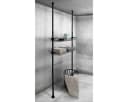 WENKO Klemmstange Herkules Schwarz Verstellbar 165-300 cm Bild 1
