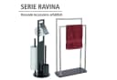Wenko WC-Garnitur Ravina Schwarz Edelstahl Sicherheitsglas Bild 5