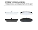 WENKO Regenduschkopf Automatic Cleaning Schwarz Bild 1