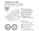 WENKO WC-Sitz "Sindia" Duroplast D-Form mit SoftClose & 300kg Belastbarkeit Bild 5