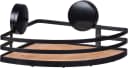 WENKO Badregal Static-Loc® Alba Eckablage Schwarz Bambus Bild 2