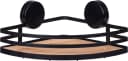 WENKO Badregal Static-Loc® Alba Eckablage Schwarz Bambus Bild 3