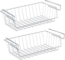 WENKO Einhängekorb Set 2 St Metall Silber Regaleinhängekorb Bild 2