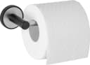 WENKO Toilettenpapierhalter Udine Edelstahl Schwarz/Silber UV-Loc® Bild 1