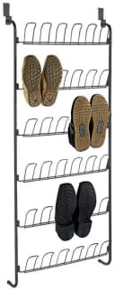 WENKO Türregal Schuhregal Schwarz/Grau 18 Paar Bild 3