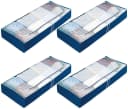 WENKO Unterbettkommode Modell Air Set 4-tlg. Blau Transparent Bild 2